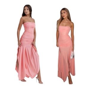 House of CB Pink Maxi Dress